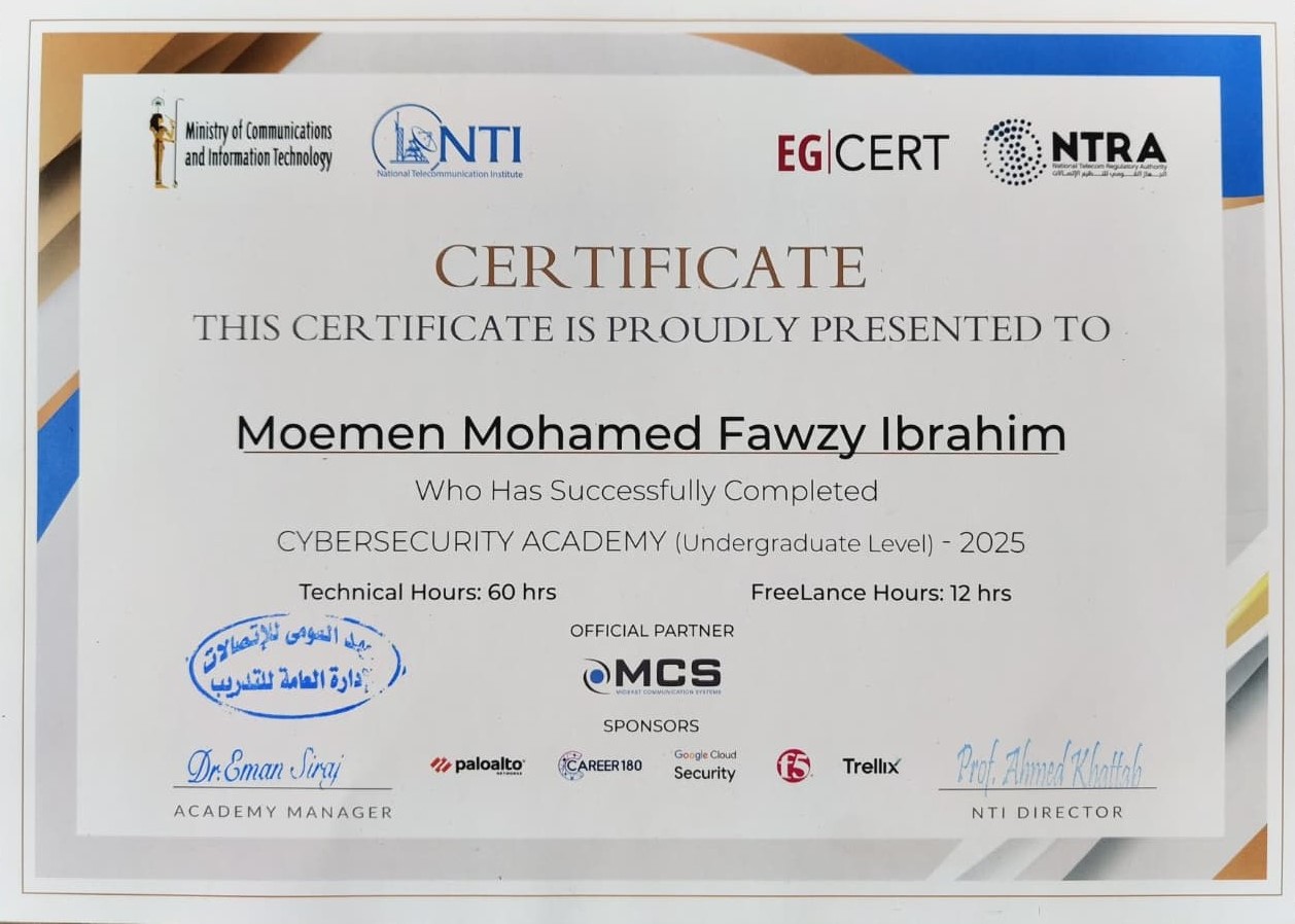 Cybersecurity fundamentals certificate